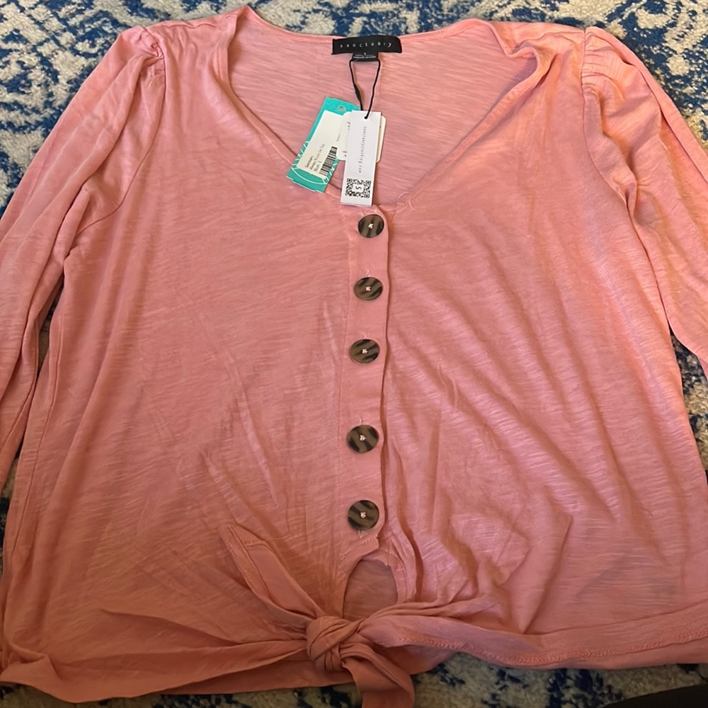 Sanctuary always yours tie top